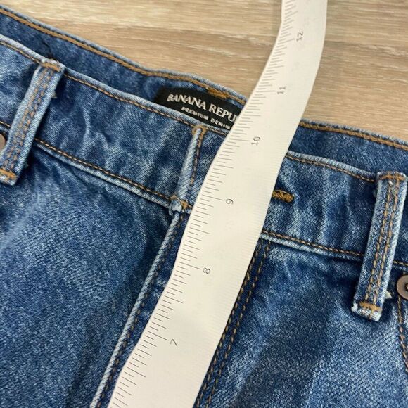 Banana Republic GIRLFRIEND JEAN Raw Hem Mid Rise 29 - Picture 6 of 8